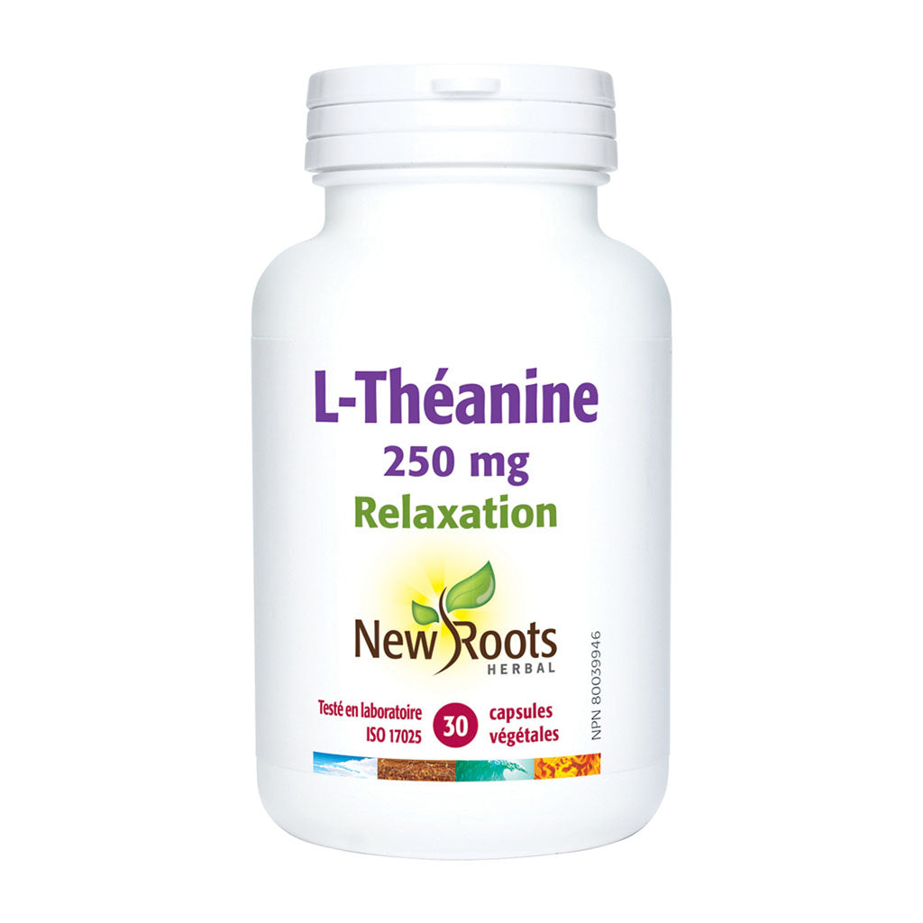 new roots herbal l-théanine 250 mg 30 capsules végétales