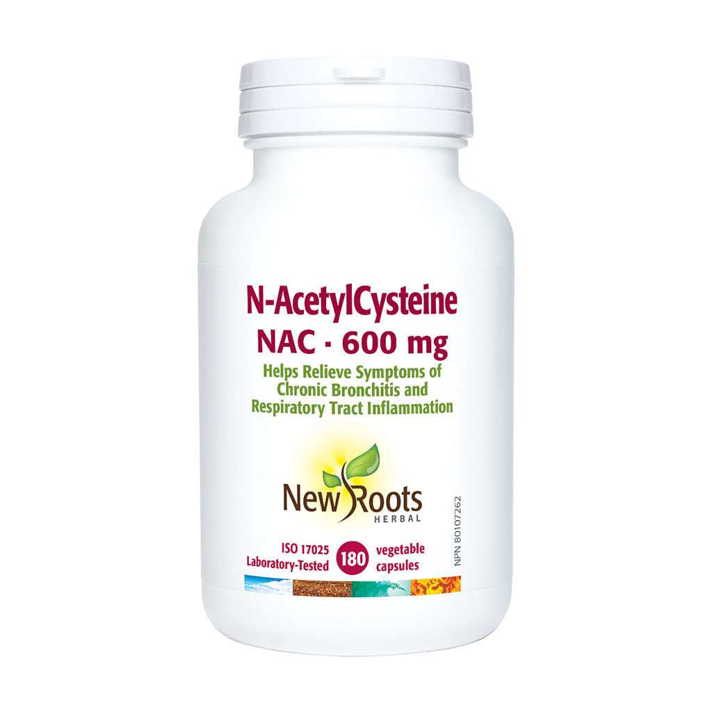 N-acetylcysteine NAC New Roots Herbal - La Boite à Grains