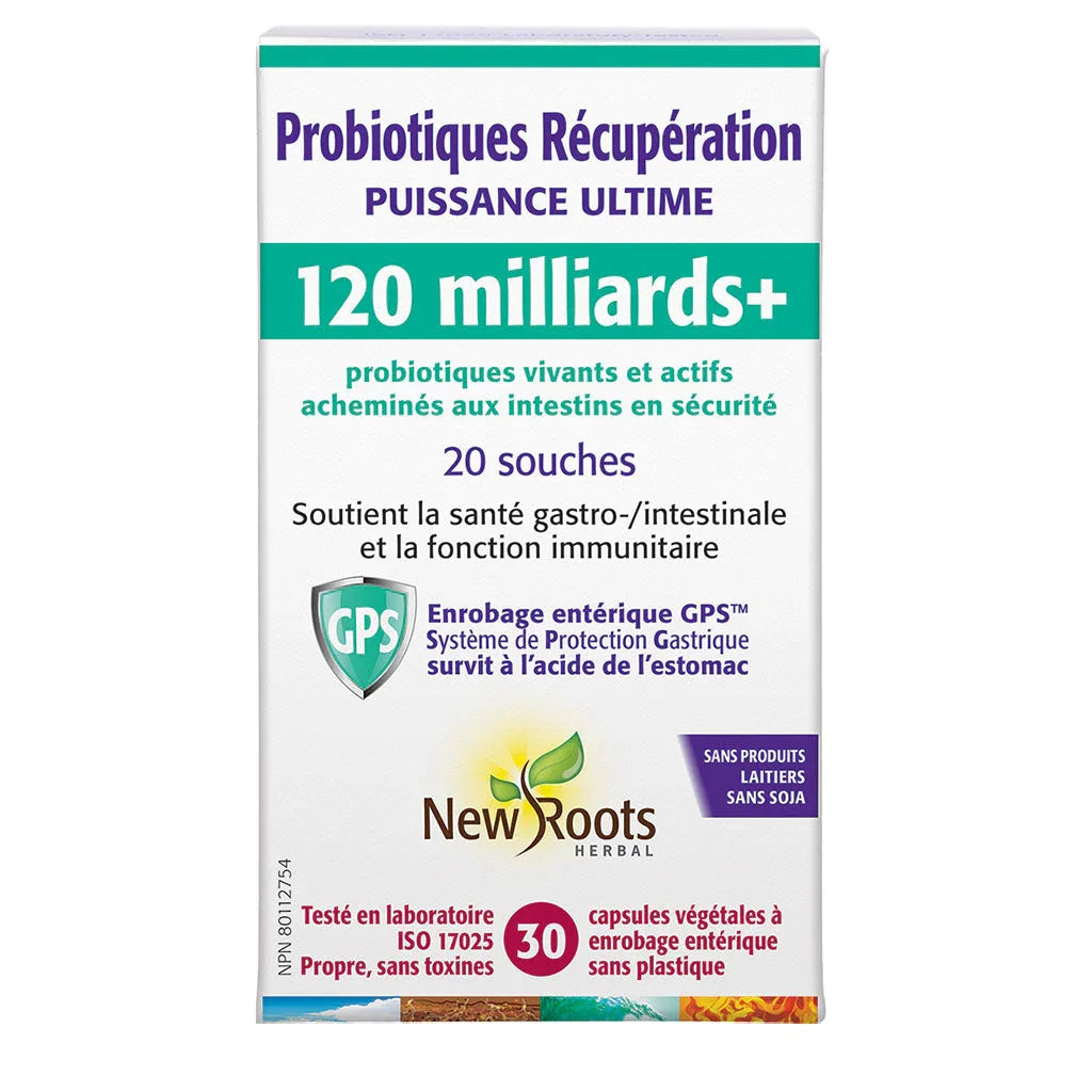 New Roots recovery probiotics - La Boite à Grains