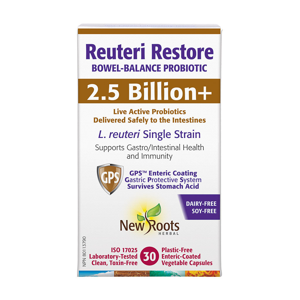 Reuteri restore New Roots - La Boite à Grains