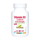 Vitamin D3 2500 IU extra strength New Roots - La Boite à Grains
