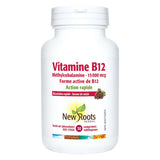 New Roots Herbal Vitamin B12 Methylcobalamin 15000 mcg 30 Sublingual Tablets