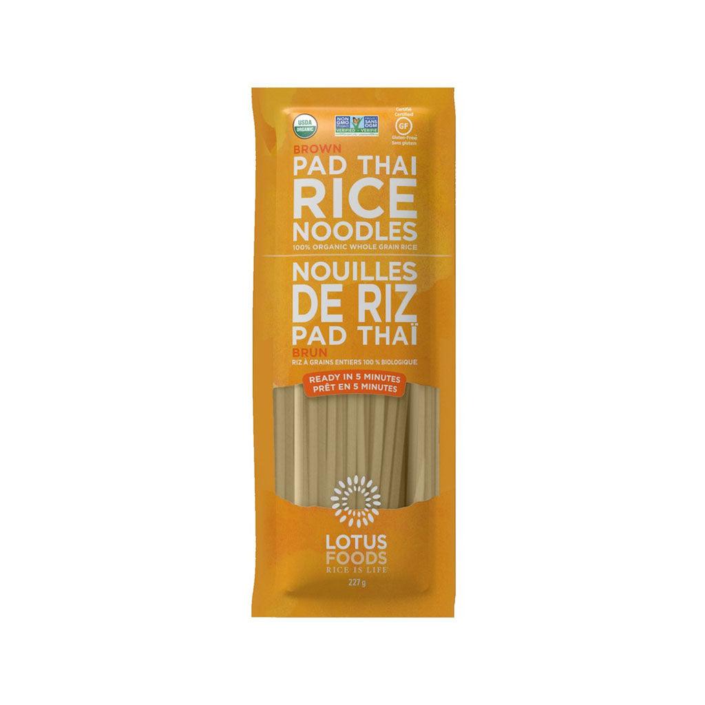 Nouilles de Riz Pad Thaï Brun Bio Lotus Foods - La Boite à Grains