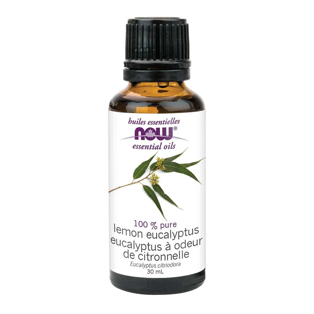huile essentielle eucalyptus à odeur de citronnelle Now - La Boite à Grains