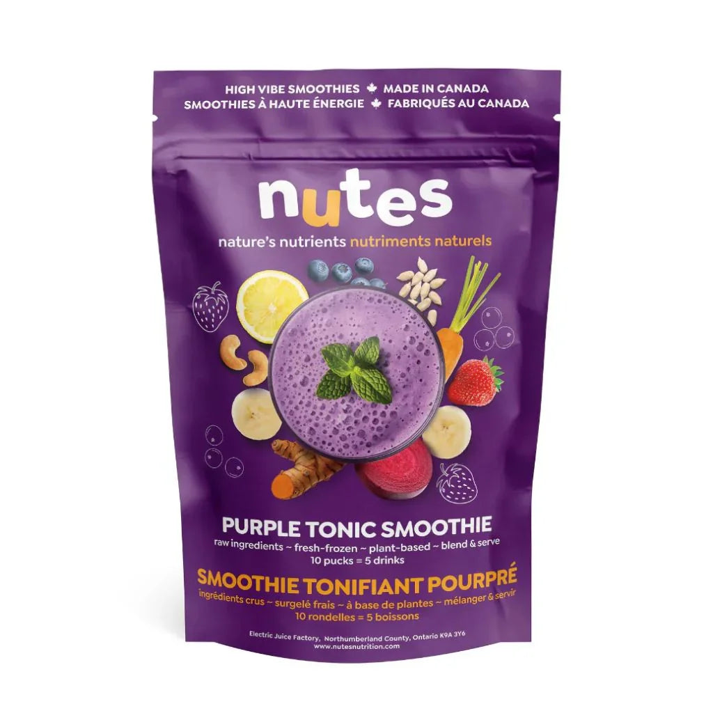 Nutes smoothie tonifiant pourpré - La Boite à Grains