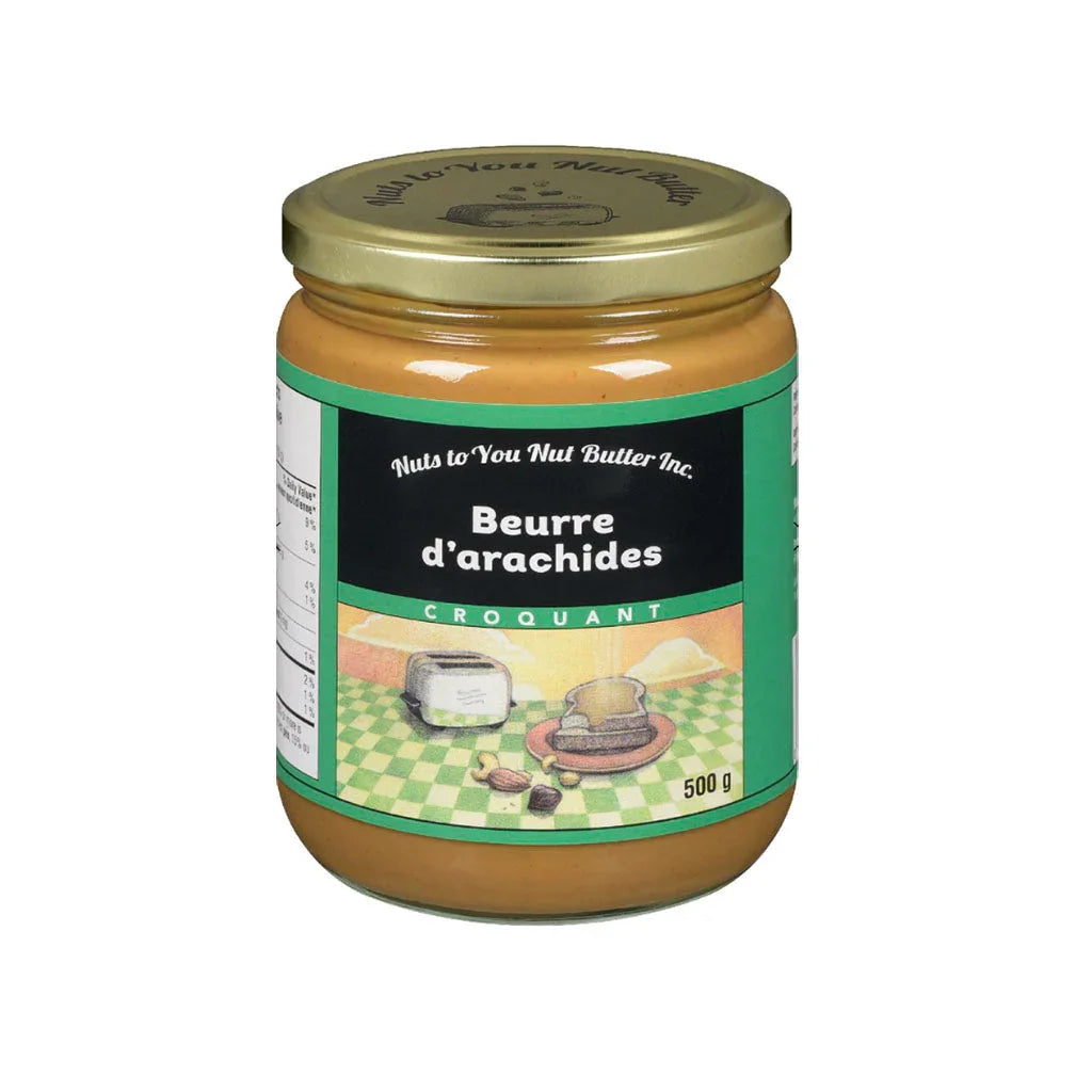 nuts to you crunchy peanut butter 500 g