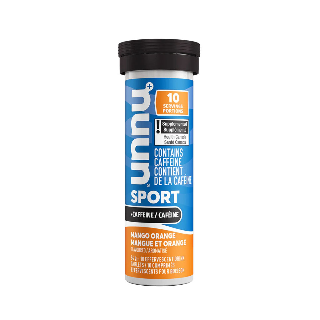 Nuun Sport + Caféine mange et orange Nuun - La Boite à Grains
