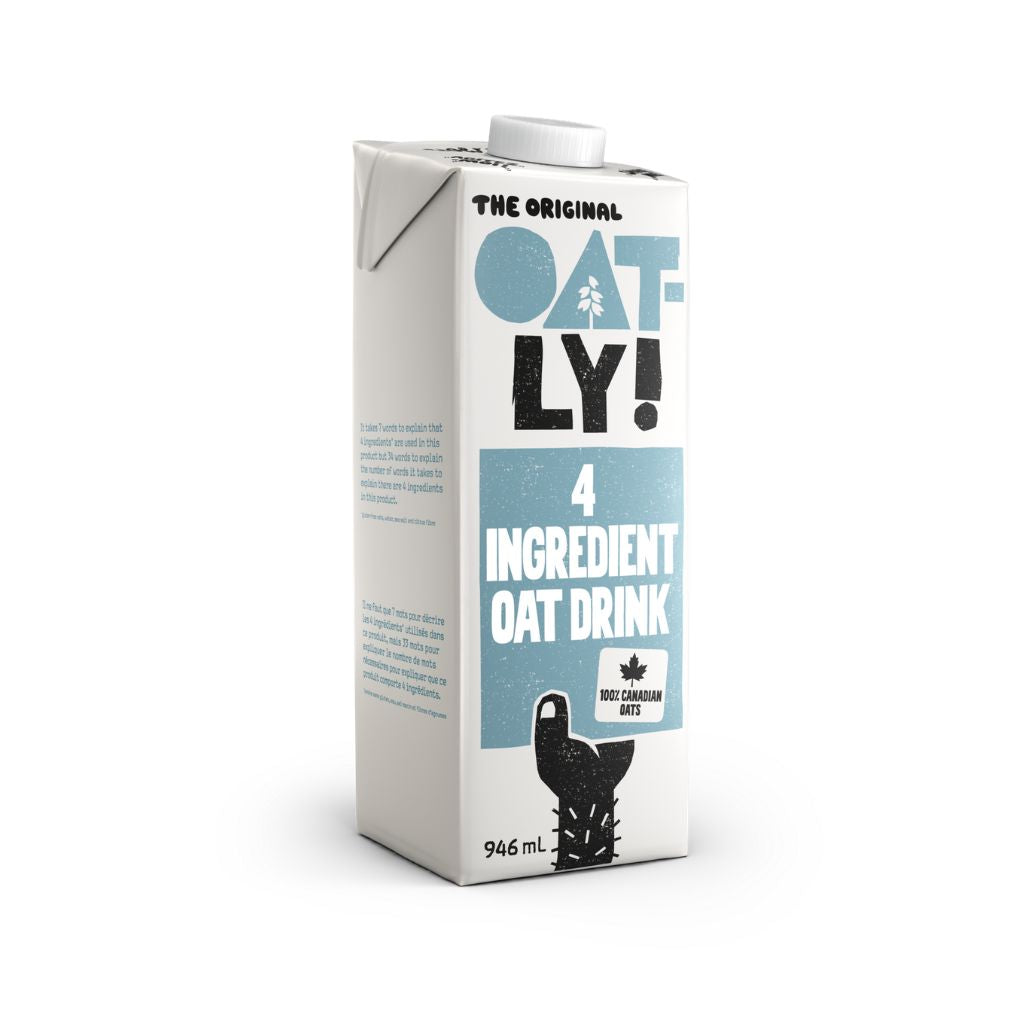 Oatly boisson d'avoine 4 ingrédients - La Boite à Grains