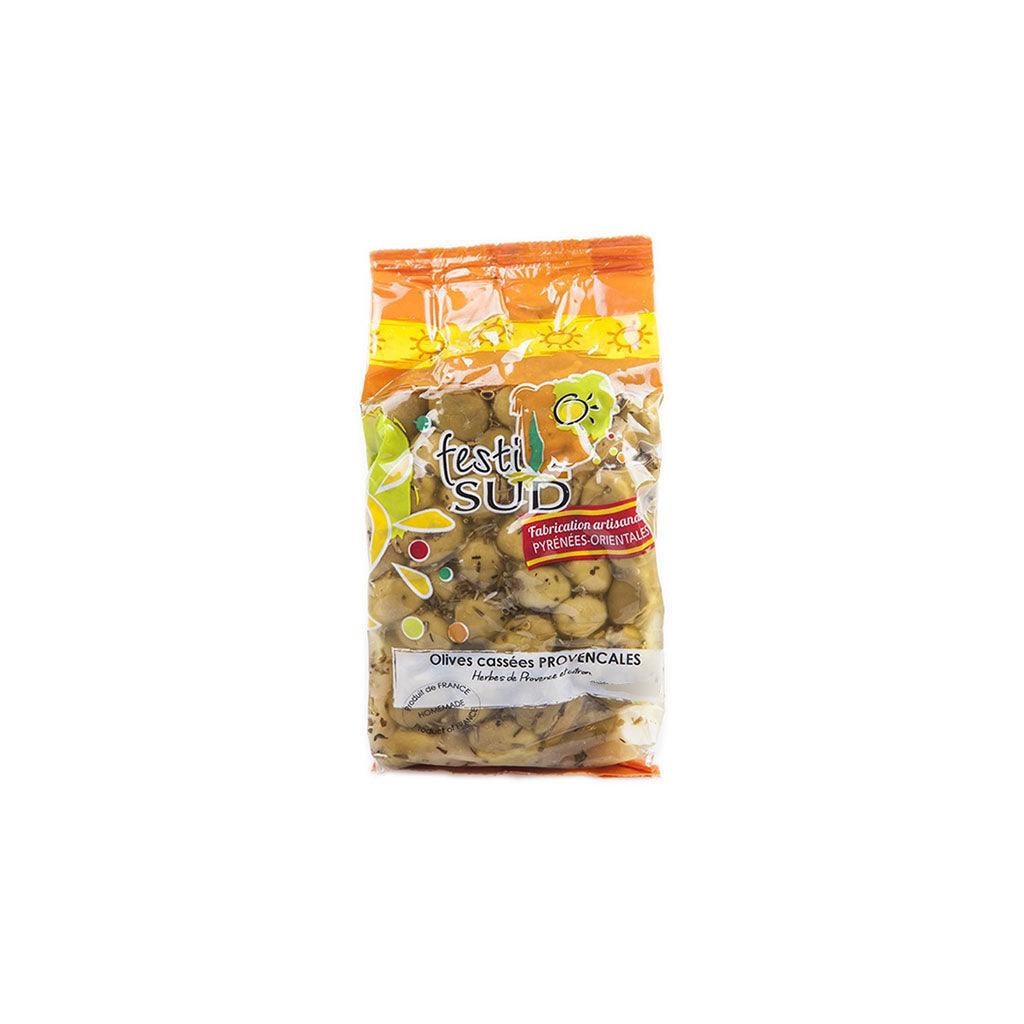 Olives Cassées à la Provençale Festi Sud - La Boite à Grains