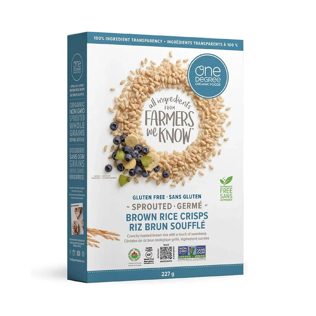 one degree organic cereals gluten-free puffed brown rice - La Boite à Grains