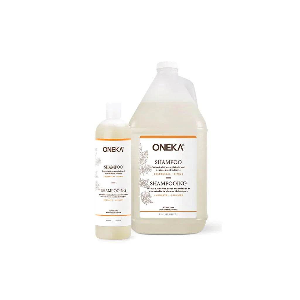 oneka citrus goldenseal shampoo
