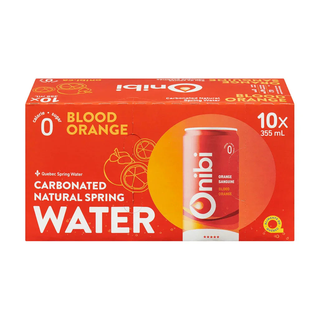 Onibi blood orange carbonated spring water - La Boite à Grains