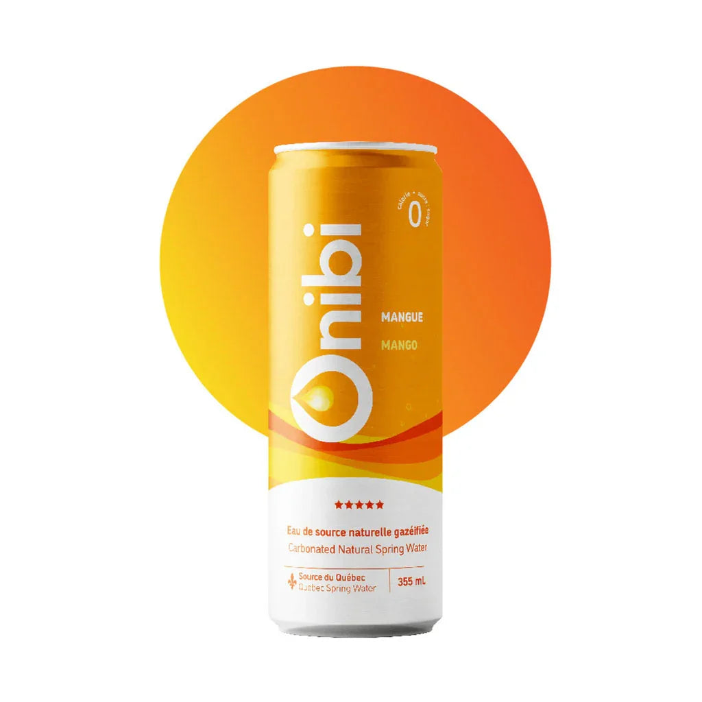 Onibi mango carbonated spring water - La Boite à Grains
