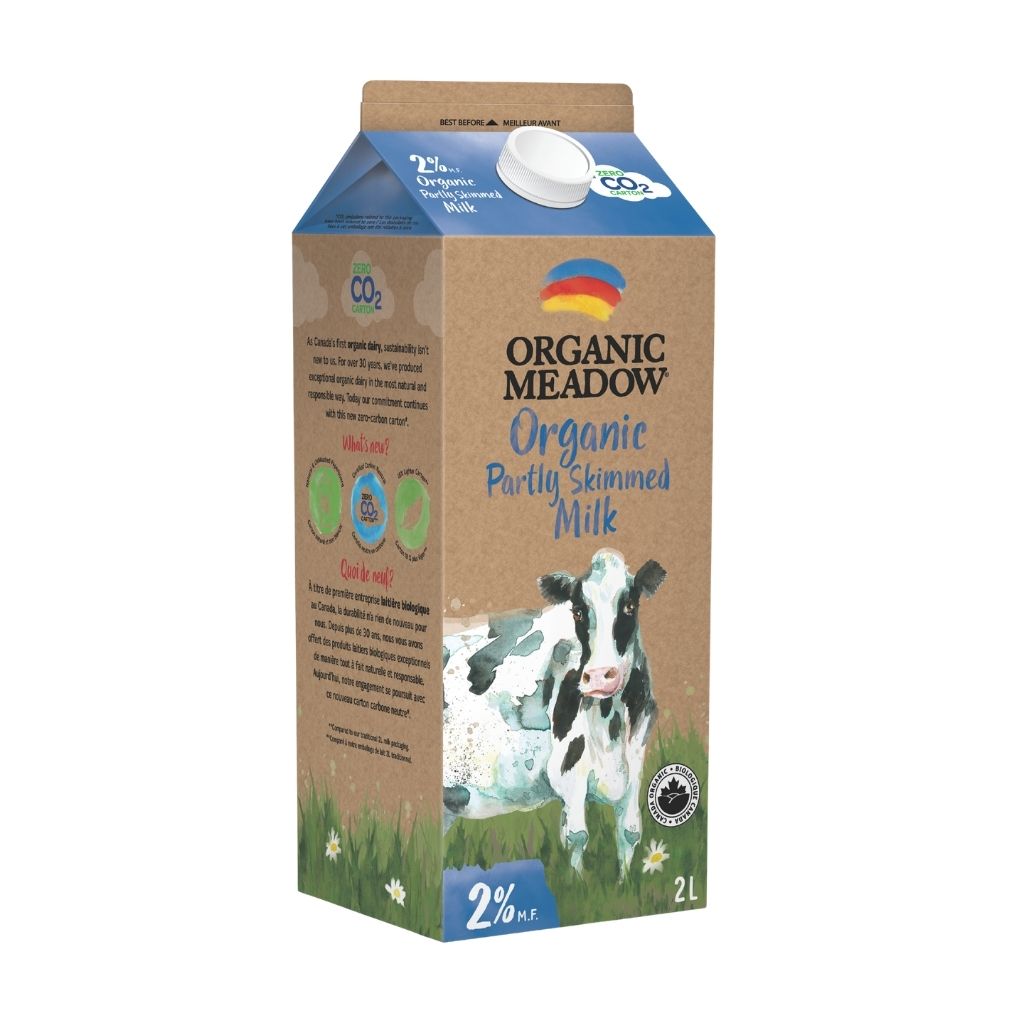 lait 2% biologique Organic Meadow - La Boite à Grains