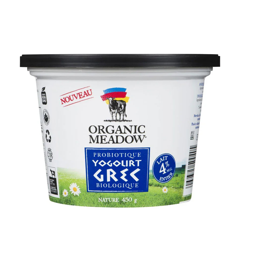 Organic Meadow organic probiotic Greek yogurt - La Boite à Grains