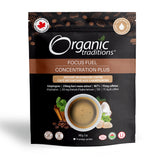 organic tradition focus fuel café instantané aux champignon 140 g - a boite à grains