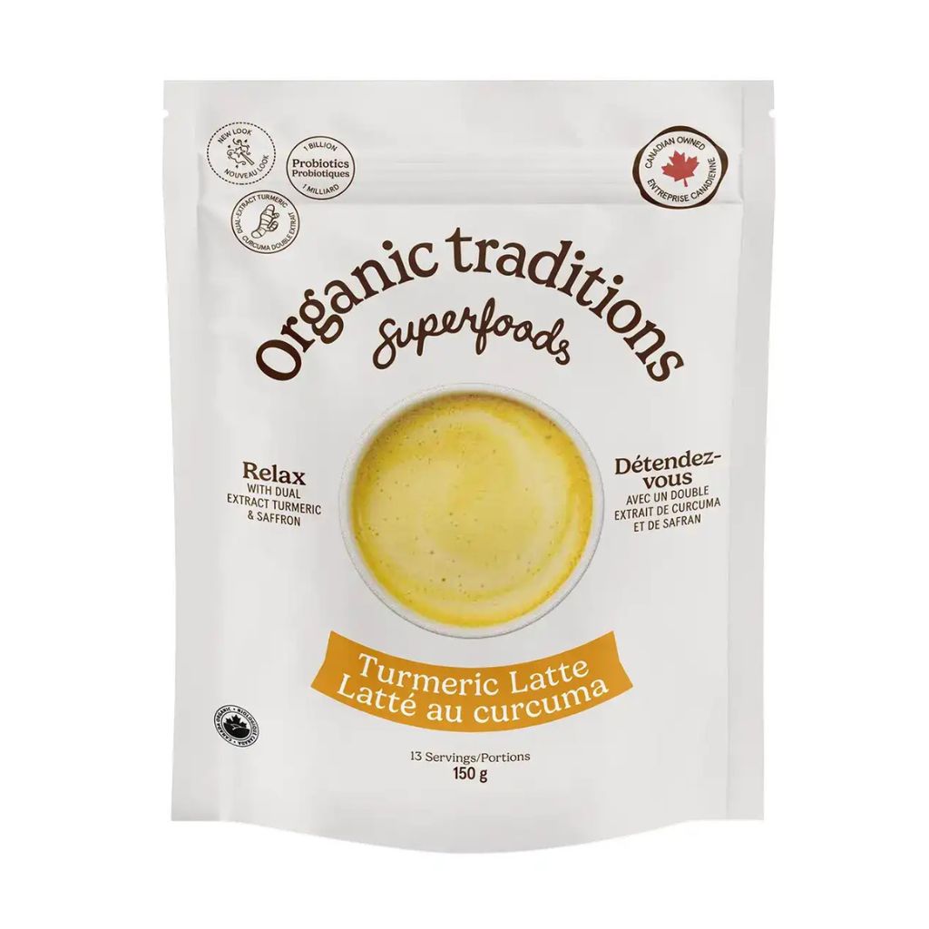 latté au curcuma Organic Traditions - La Boite à Grains