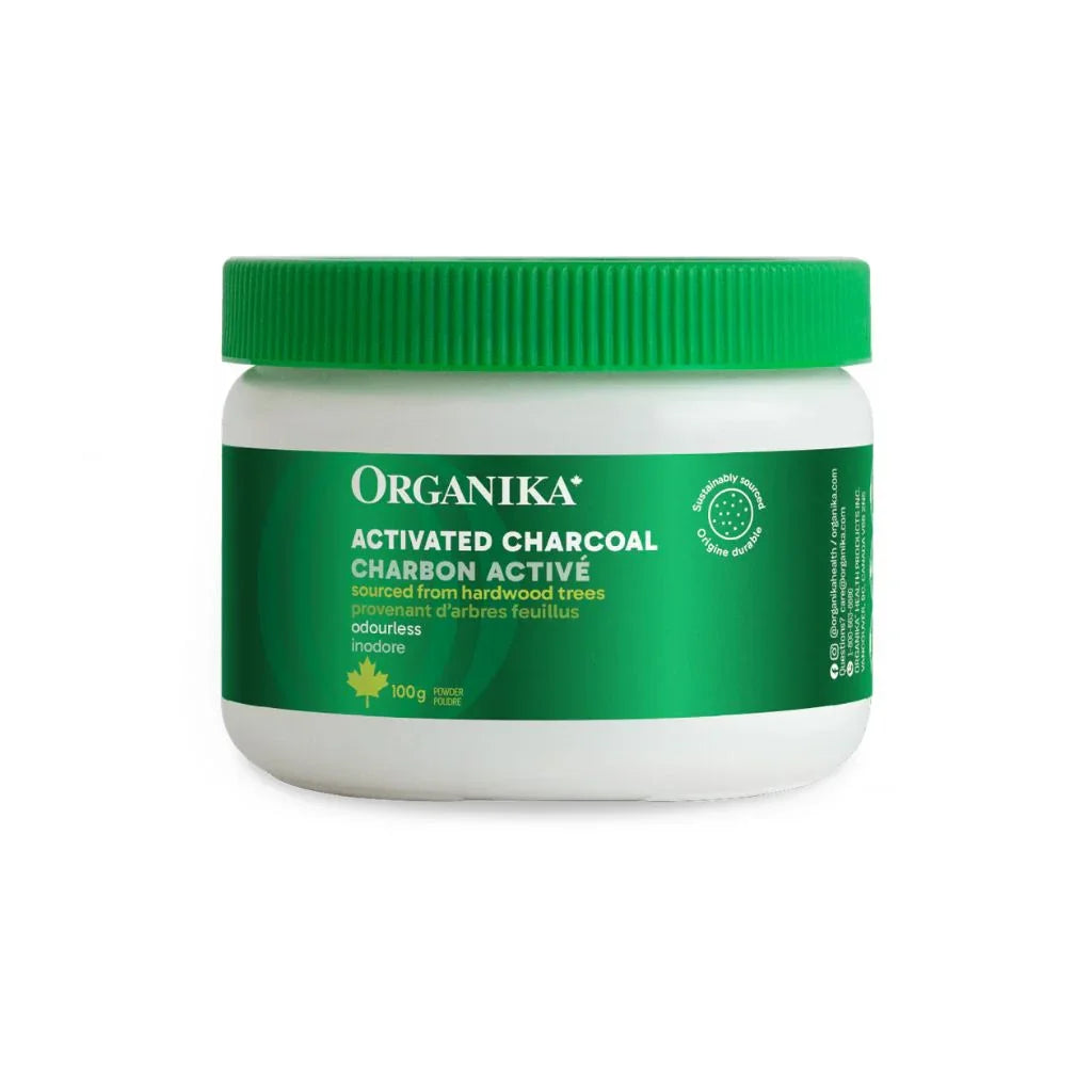 poudre de charbon activé Organika - La Boite à Grains