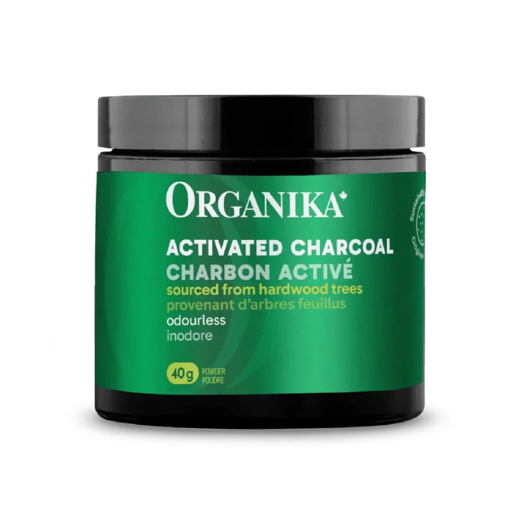 poudre de charbon activé Organika - La Boite à Grains