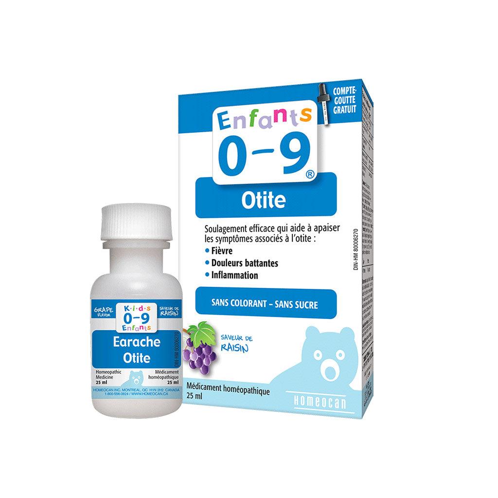 Otite Enfants 0-9 Ans Saveur de Raisin Homeocan - La Boite à Grains