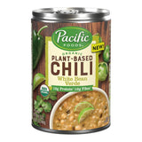 pacific foods chili à base de plantes verde aux haricots blancs biologique 468 g