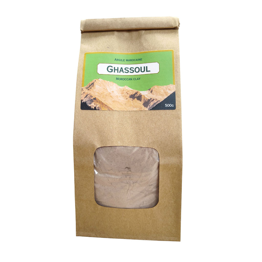 argile marocaine Ghassoul Palma Christi - La Boite à Grains