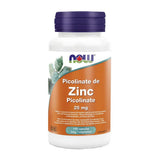 Picolinate de Zinc 25 mg Now - La Boite à Grains