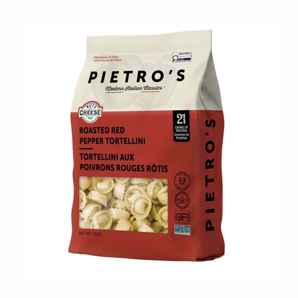 tortellini aux poivrons rouges rôtis sans gluten Pietro's - La Boite à Grains
