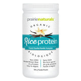 prairie naturals proteines de riz vanille française 360 g - la boite a grains