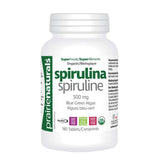 Prairie Naturals Spirulina 500 mg Organic 180 Tablets - La Boite à Grains