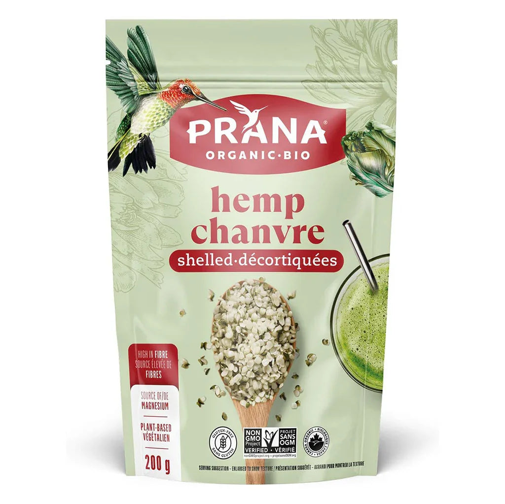 prana organic hemp shelled 200 g