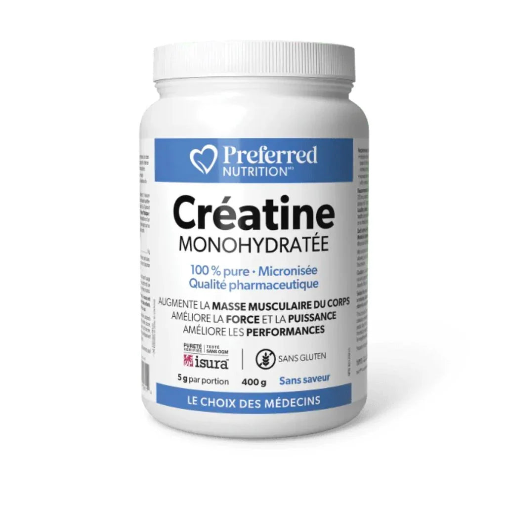 créatine monohydratée Preferred Nutrition - La Boite à Grains