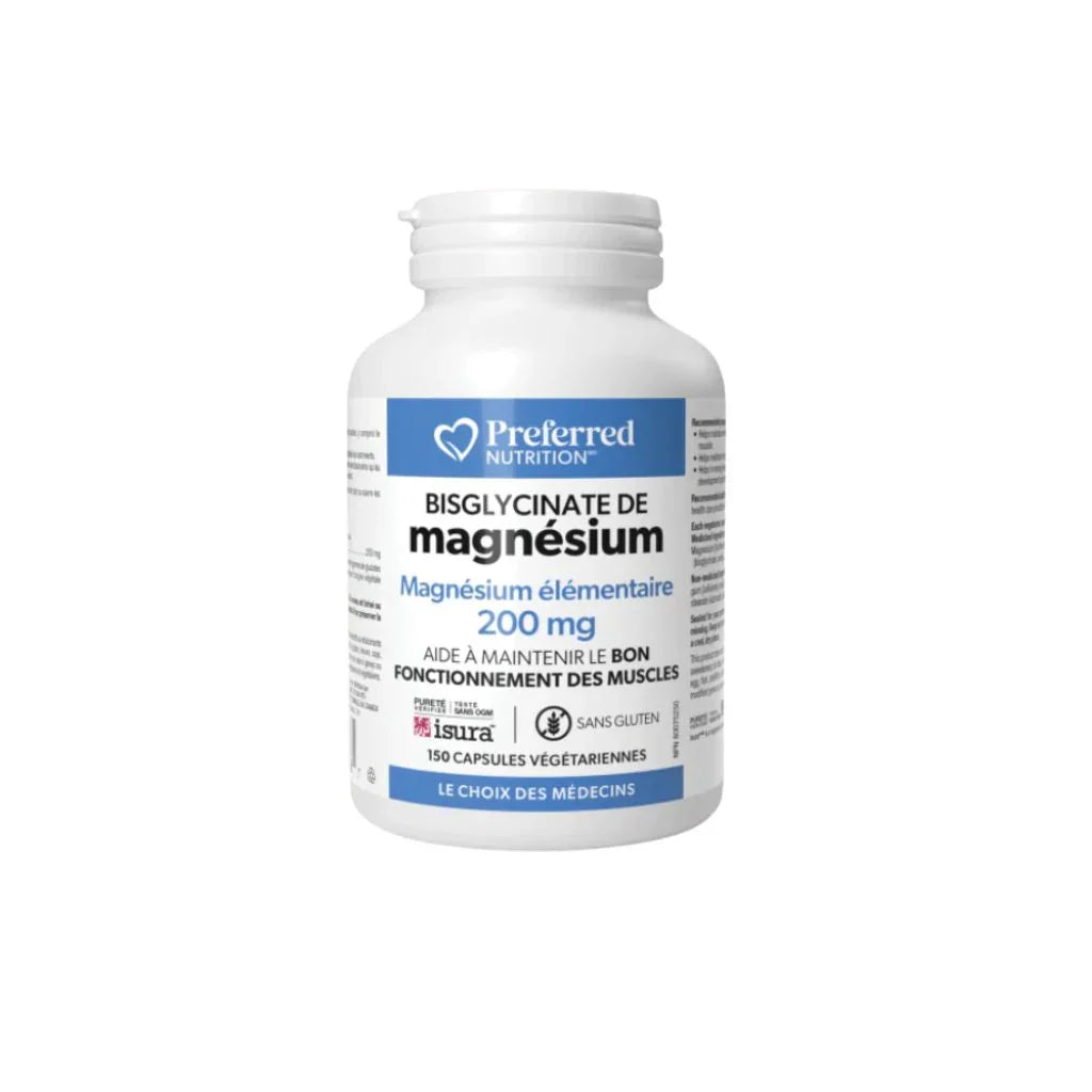 Preferred Nutrition magnesium bisglycinate - La Boite à Grains