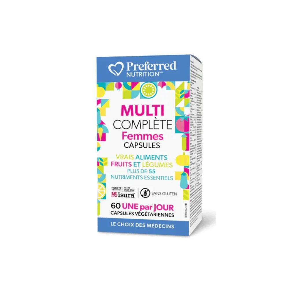 multi complète femmes Preferred Nutrition - La Boite à Grains