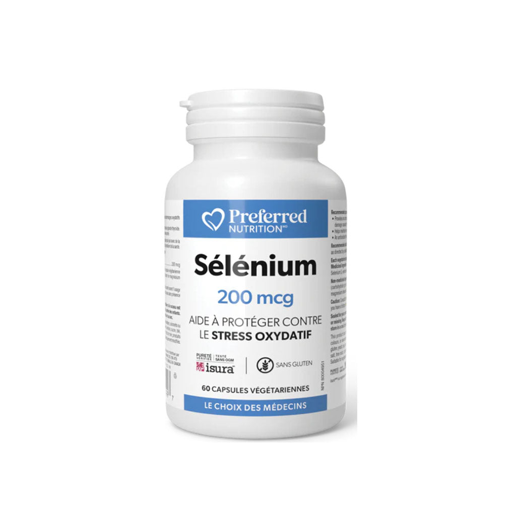 sélénium 200 mcg Preferred Nutrition - La Boite à Grains
