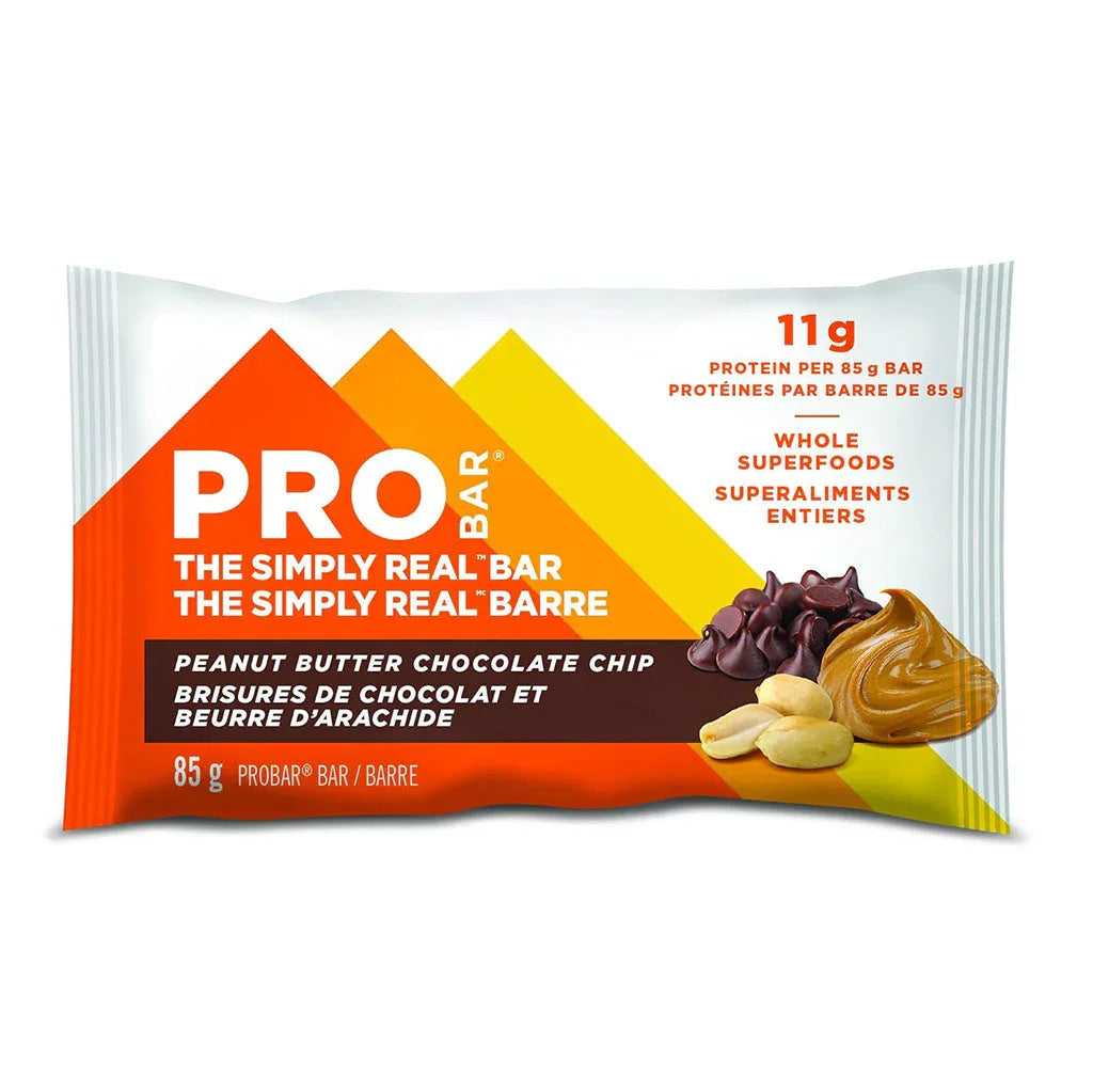 barre brisures de chocolat et beurre d'arachide Probar - La Boite à Grains