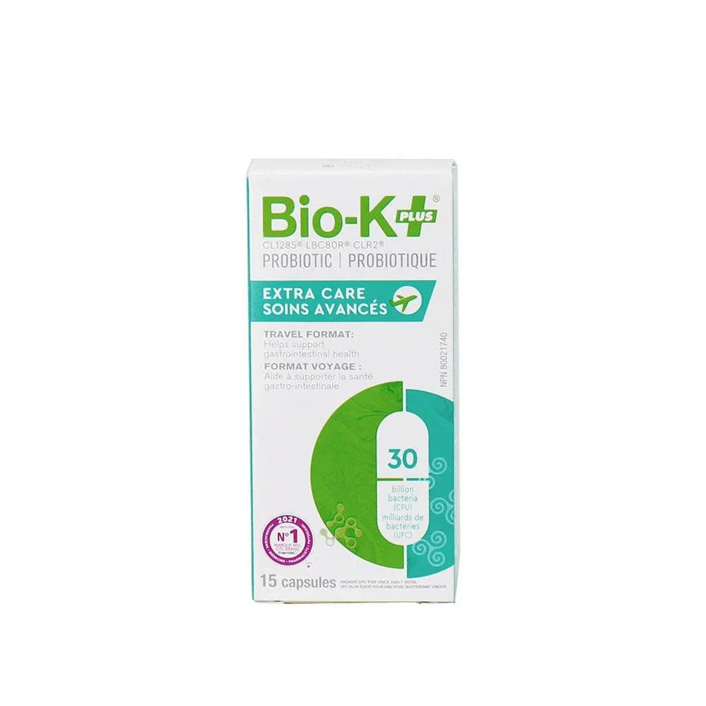 Probiotic Advanced Care 30 Billion Travel Size Bio-K+ - La Boite à Grains