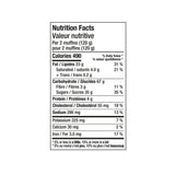 valeur nutritive muffins aux pépites chocolatées sans gluten Promise - La Boite à Grains