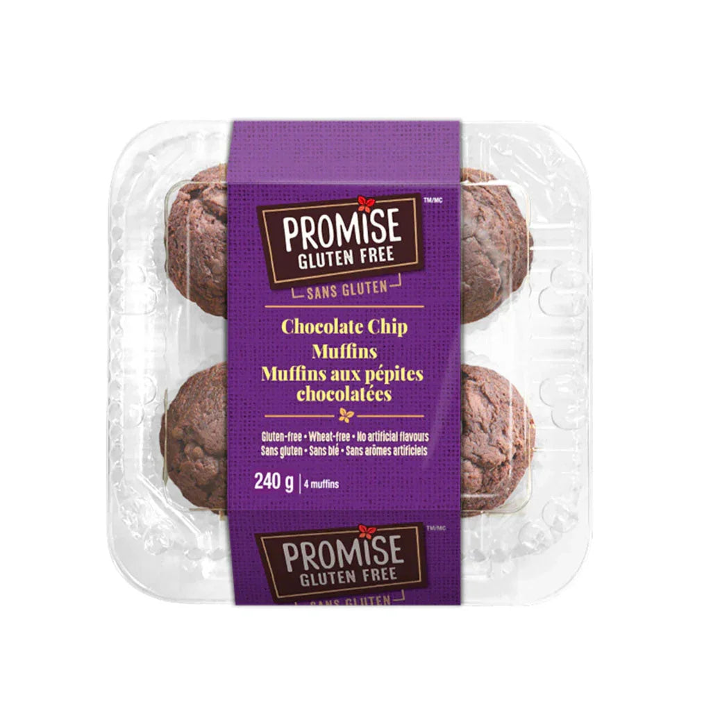 muffins aux pépites chocolatées sans gluten Promise - La Boite à Grains