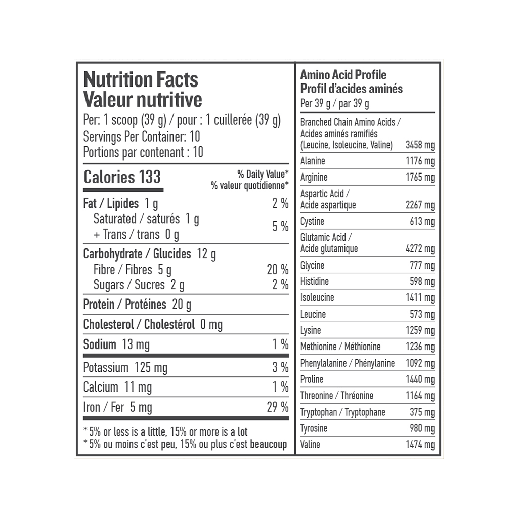 Protéine Parfaite Vanille Botanica - La Boite à Grains