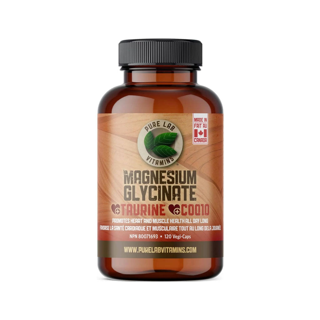 magnésium glycinate taurine coq10 Pure Lab Vitamins - La Boite à Grains