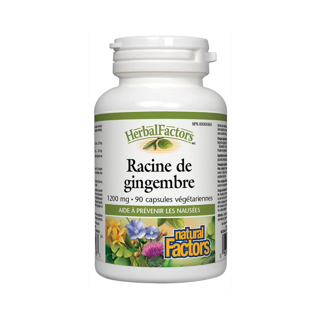 Racine de Gingembre Natural Factors - La Boite à Grains