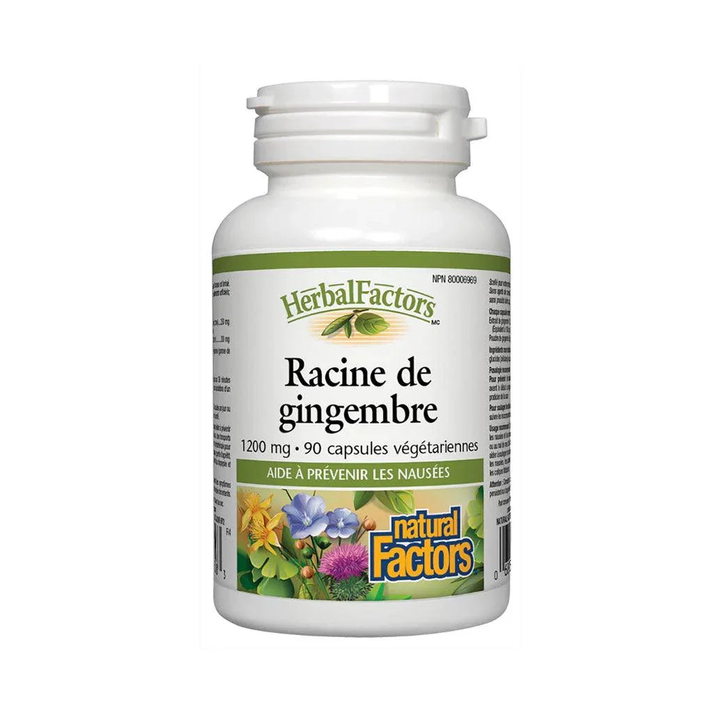 Racine de Gingembre Natural Factors - La Boite à Grains