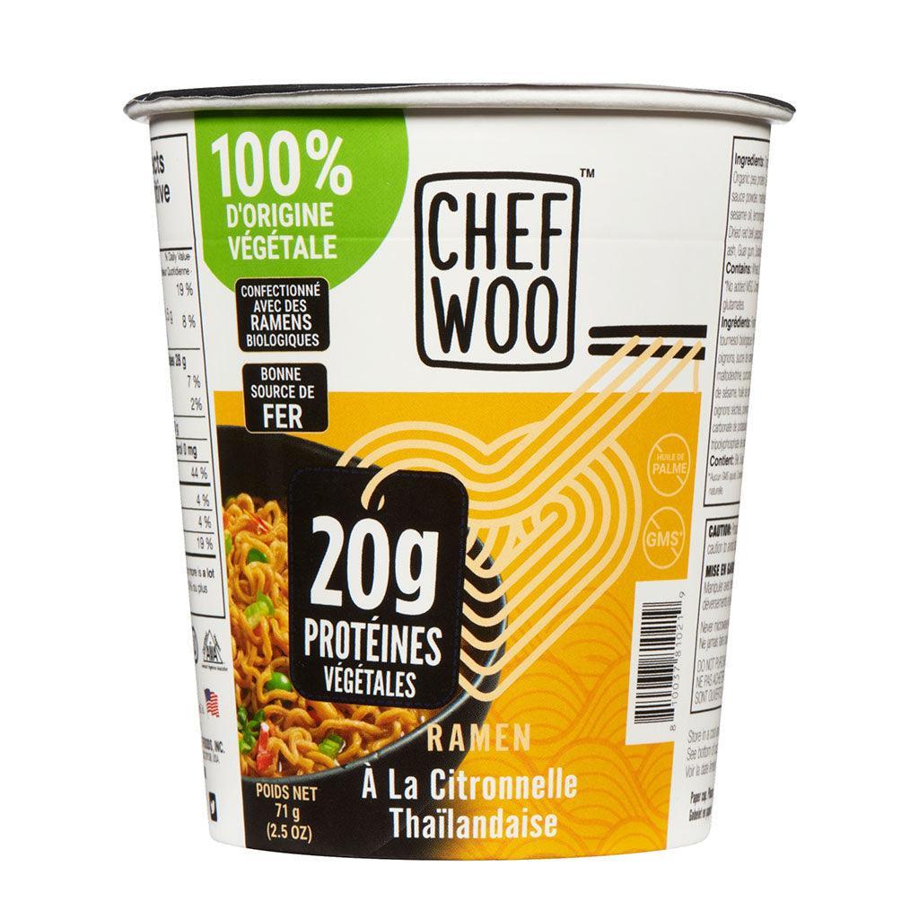 Ramen Saveur de Citronnelle Thaïlandaise Biologique Chef Woo - La Boite à Grains
