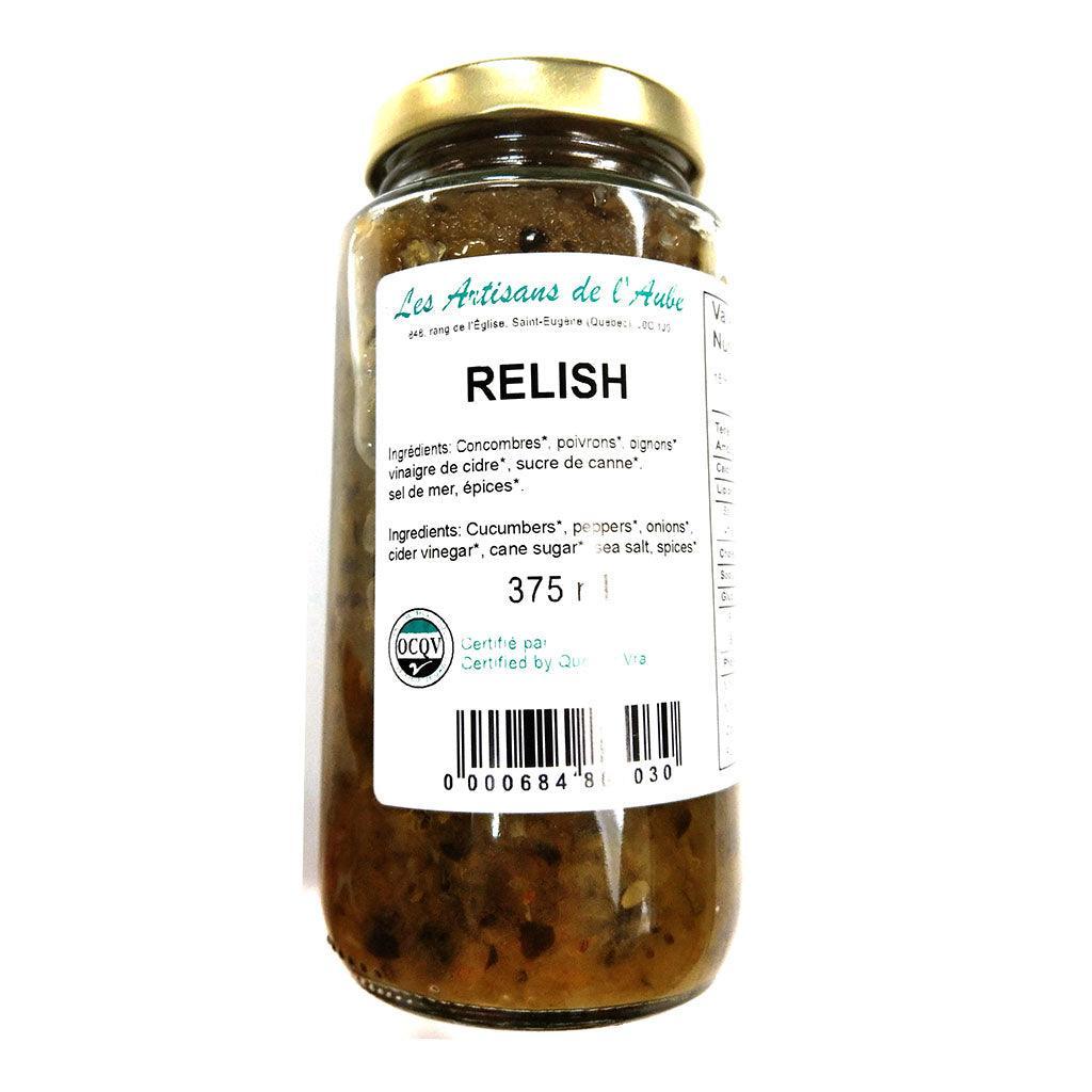 Organic Relish Les Artisans de l’Aube - La Boite à Grains