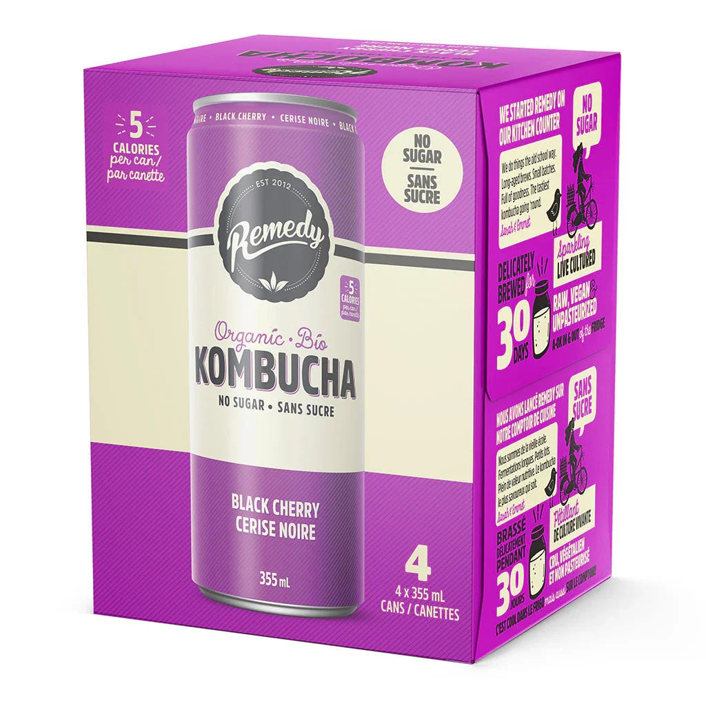 Remedy organic wild berry kombucha - La Boite à Grains