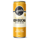 kombucha gingembre citron bio Remedy - La Boite à Grains