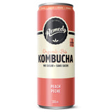kombucha pêche Remedy - La Boite à Grains