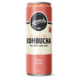 peach kombucha Remedy - La Boite à Grains