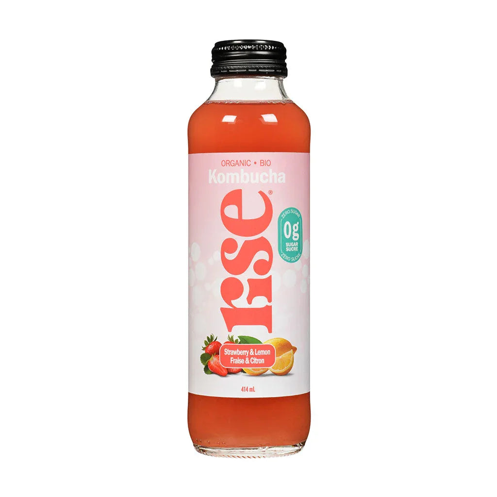 rise kombucha strawberry lemon - La Boite à Grains